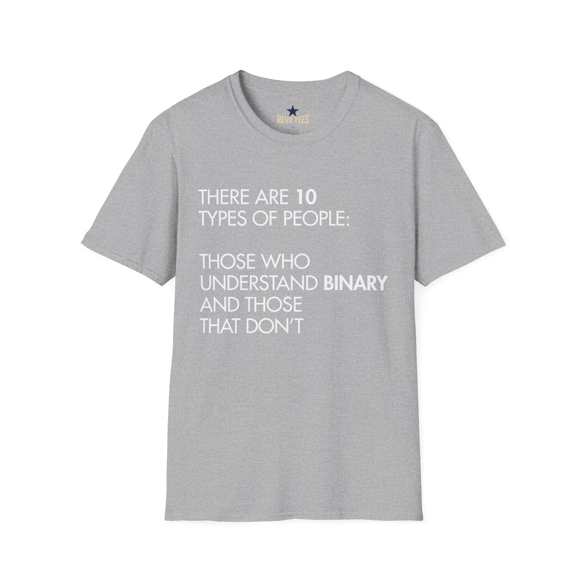 Revotees Binary Problems Unisex Softstyle T-Shirt - alternate view 2