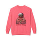 Christmas Sloth Sweatshirt – "Eat Sleep and Be Merry" Cozy Holiday Crewneck