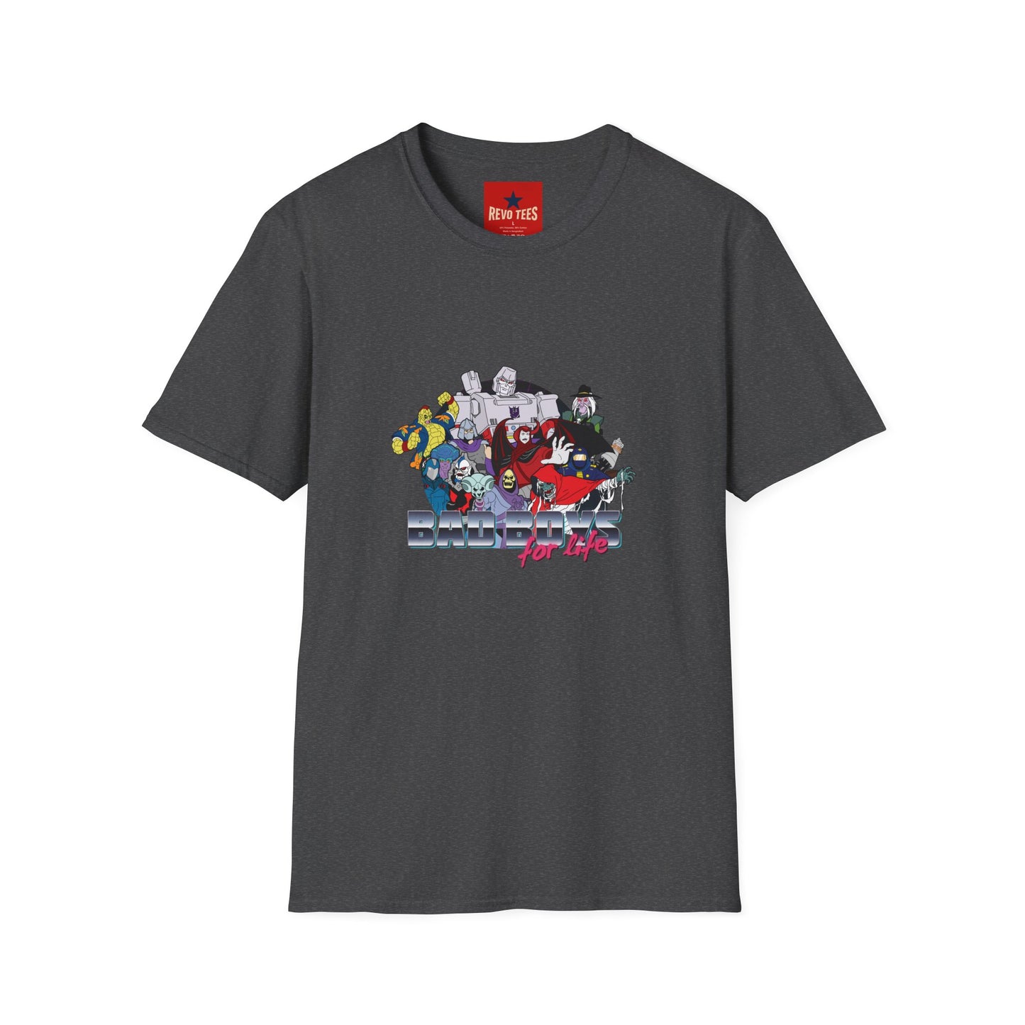 Villain Squad Graphic T-Shirt — Retro Comic Supervillains Design