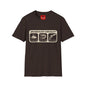 Archaeology Checklist T-Shirt — Fedora, Bullwhip & Revolver Graphic Tee