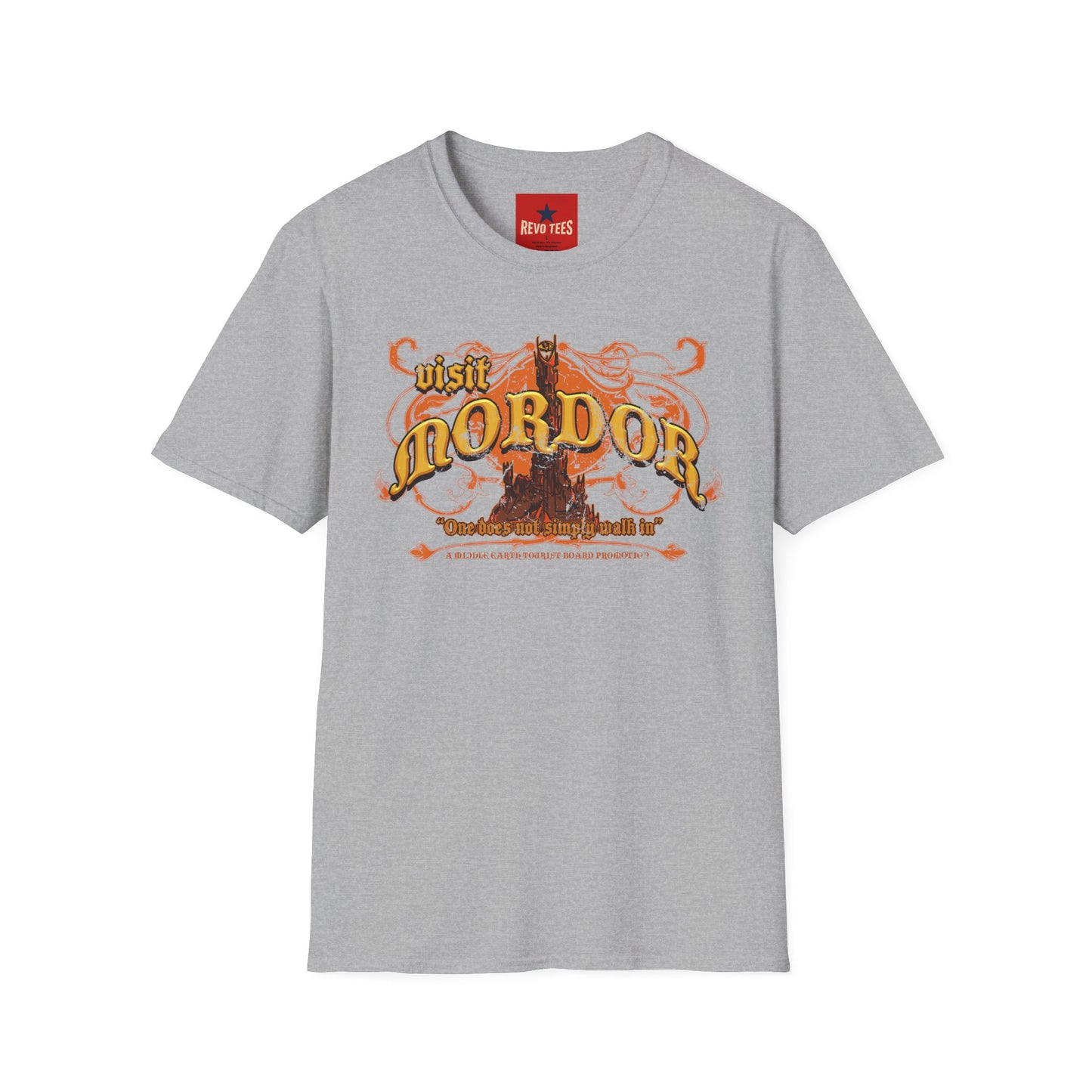 Visit Mordor T‑Shirt — 'One Does Not Simply Walk In' Vintage Fantasy Tee