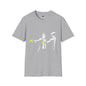 Revotees Banksy Pulp Fiction Banana Standoff T-Shirt - alternate view 2