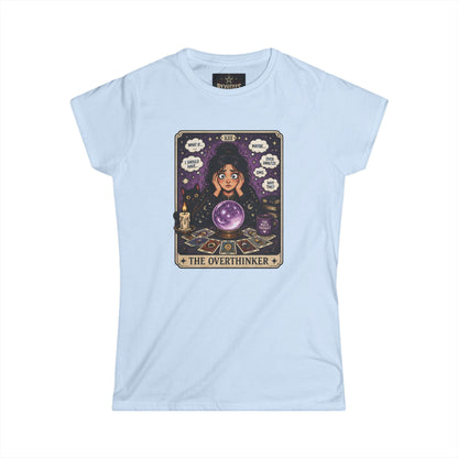 The Overthinker Tarot T‑Shirt — Women's Psychic Crystal Ball Tee