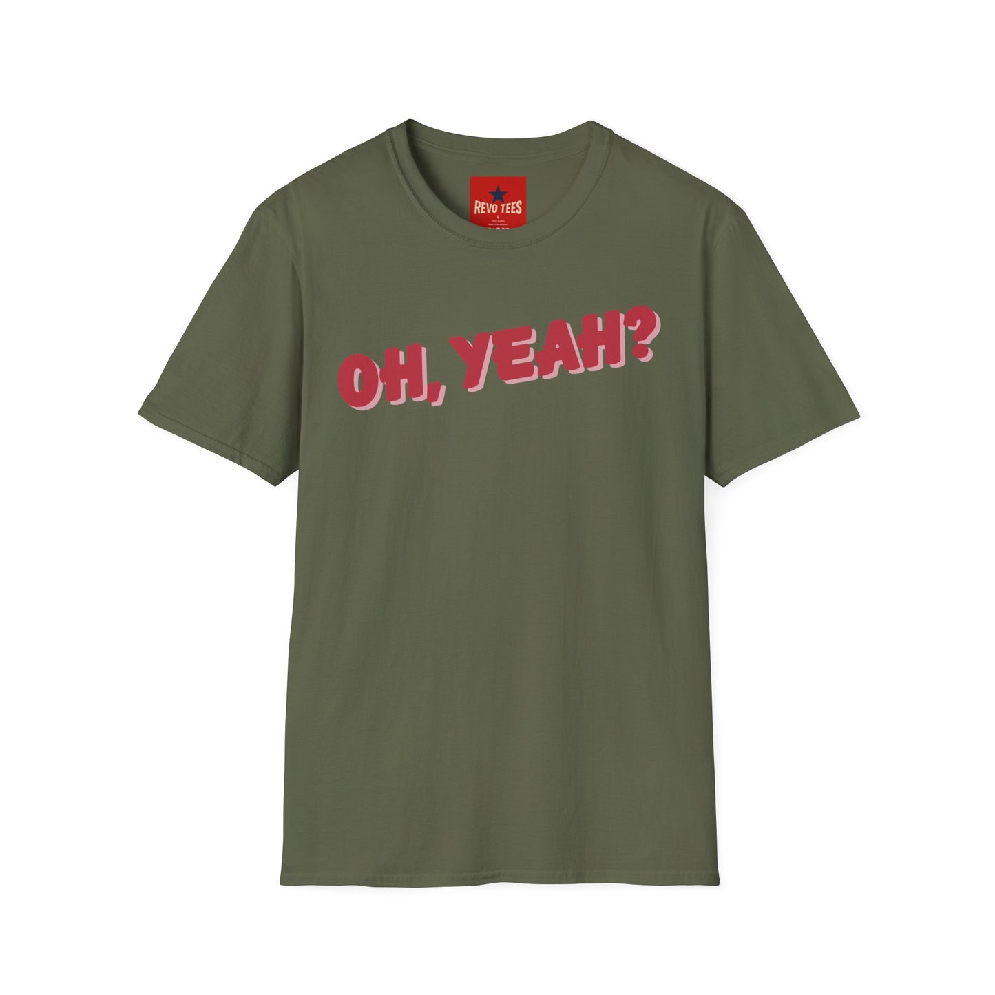 As Worn By - Jeff Back 'Oh Yeah?' - Unisex Softstyle T-Shirt