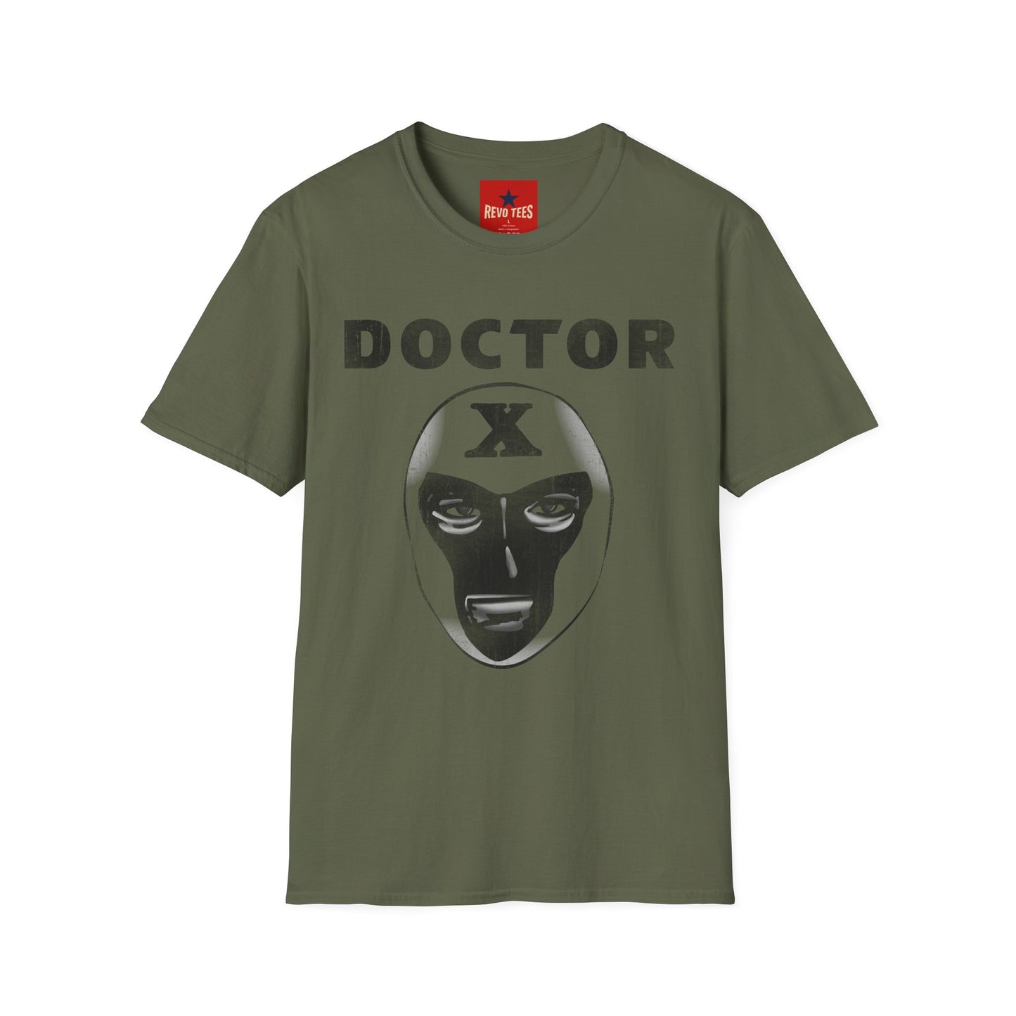 Doctor X Wrestling Mask T-Shirt — Retro Lucha Luchador Graphic Tee
