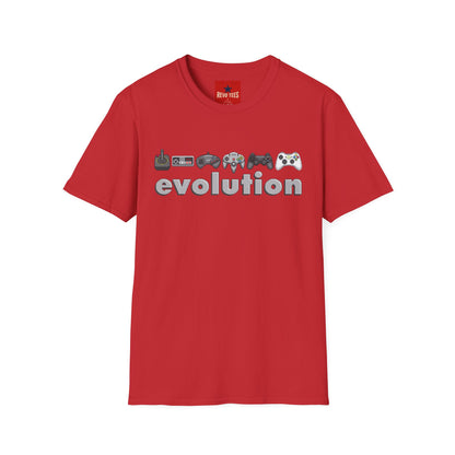 Video Game Controller Evolution T-Shirt — Retro to Modern Gamer Tee