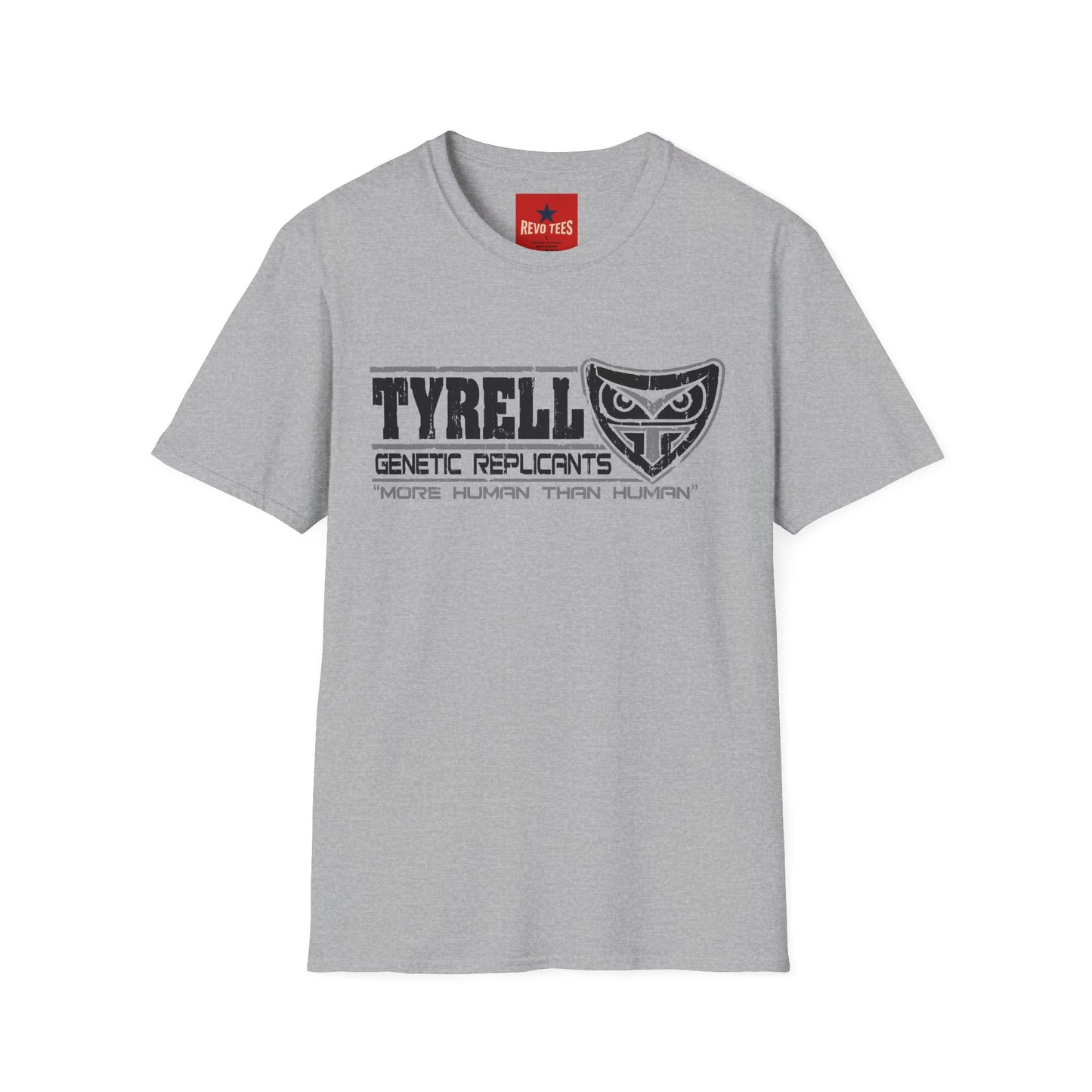 Tyrell Genetic Replicants T-Shirt — "More Human Than Human" Sci‑Fi Tee
