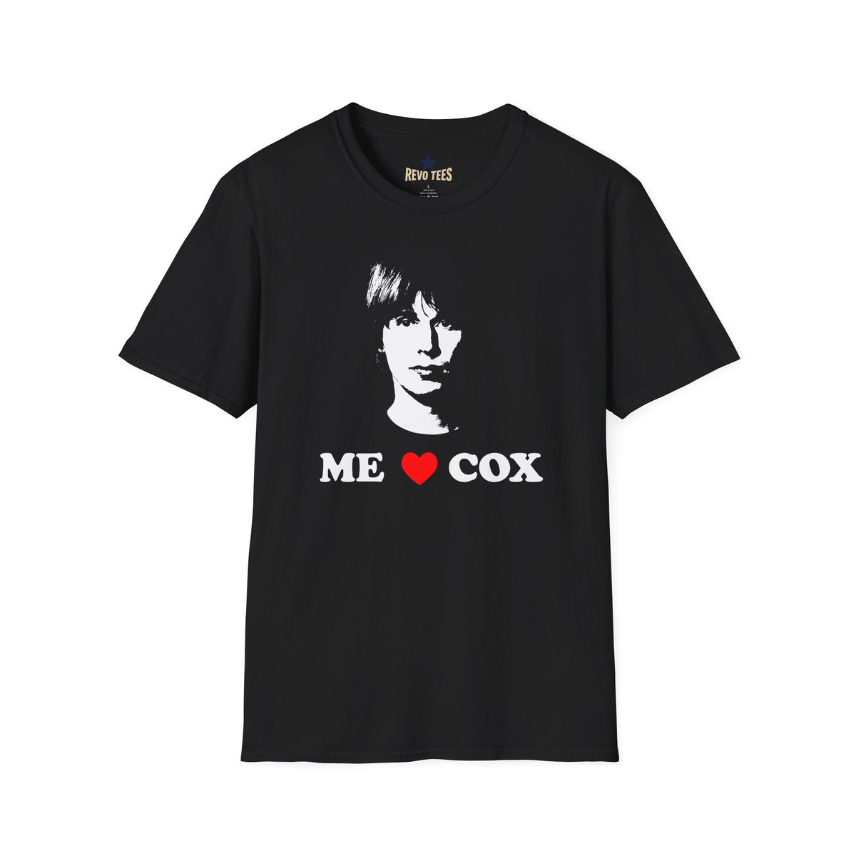 Revotees Me Love Cox Retro Portrait Vintage Rock Fan Shirt T-Shirt