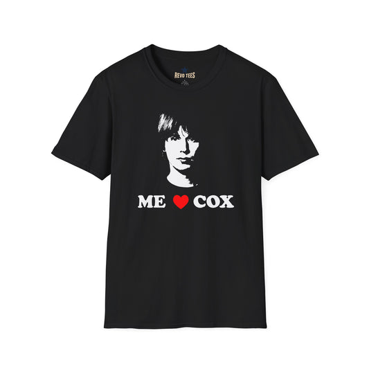 Revotees Me Love Cox Retro Portrait Vintage Rock Fan Shirt T-Shirt