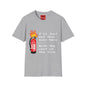 Funny Fire Extinguisher Pixel Art T-Shirt — "I'll Just Put This Over Here" Retro Gamer Tee
