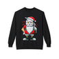 Santa Skull — Edgy Christmas Graphic Crewneck Sweatshirt