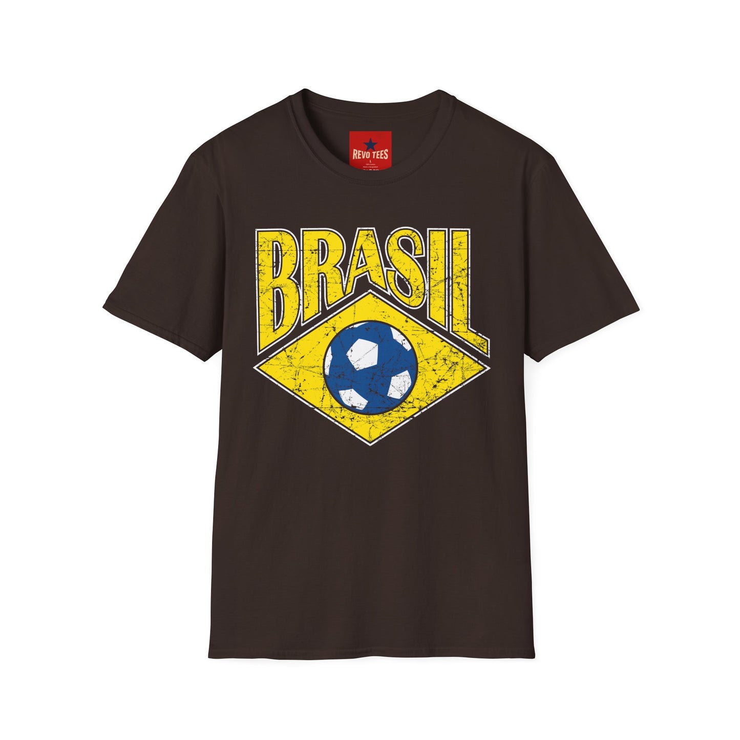 World Cup 2026 - Brasil Soccer T-Shirt — Vintage Brazil Football Tee