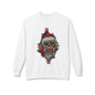 Skull Santa Crewneck Sweatshirt — Horror Christmas Graphic