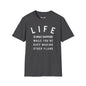 Revotees Life Is What Happens Unisex Softstyle T-Shirt - alternate view 5