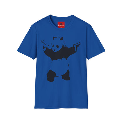 Banksy Panda Bat T-Shirt — Cute Gothic Panda Graphic Tee
