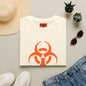 Graphic T-Shirt — Orange Biohazard Icon with “I HAVE THE SNIFFLES”