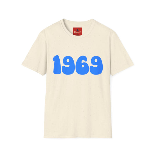 Revotees 1969 Retro Year Vintage 60s Birthday Anniversary T-Shirt