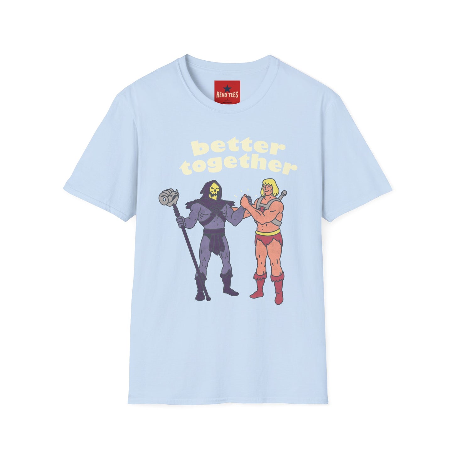 Better Together T-Shirt — Skeletor & He-Man Retro Graphic Tee