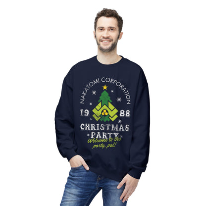 Die Hard 'Nakatomi Corporation 1988' Holiday Crewneck Christmas Party Sweatshirt