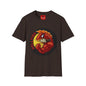 Red Devilfish Graphic T-Shirt — Bold Retro Sea Monster Tee
