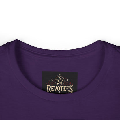 Revotees Skull Tee — Women's Gothic Americana Graphic T‑Shirt
