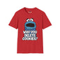Revotees Cookie Monster Why You Delete Cookies Funny Retro Kids TV Graphic T-Shirt - alternate view 11
