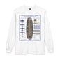 USS Valley Forge Aircraft Carrier (CV-45) Diagram - Long Sleeve Tee