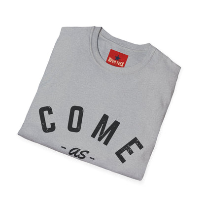 Come As You Are T-Shirt — Casual Vintage Lettering Tee