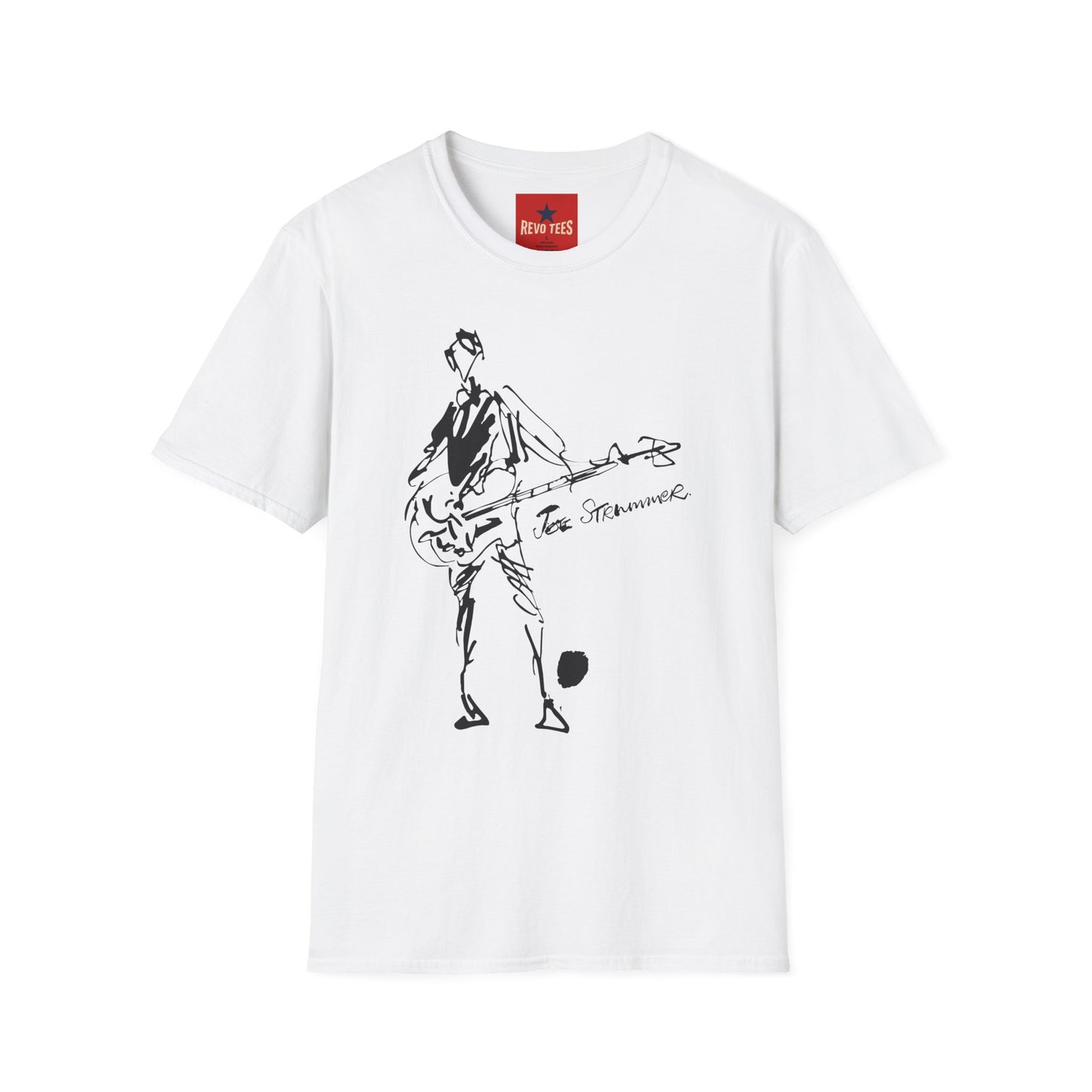 The Clash - Joe Strummer Sound Check - By Ray Lowry - Unisex Softstyle T-Shirt