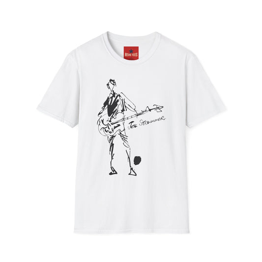 The Clash - Joe Strummer Sound Check - By Ray Lowry - Unisex Softstyle T-Shirt