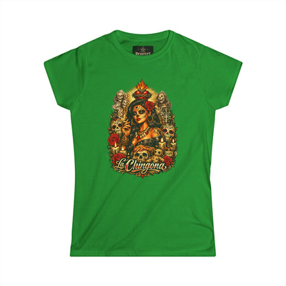 Revotees La Chingona Day of the Dead Sugar Skull T-Shirt - alternate view 7