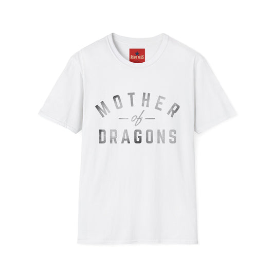 Mother of Dragons T-Shirt — Casual Graphic Tee for Moms & Fantasy Fans