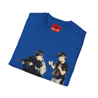 Banksy Sniper Graphic T-Shirt