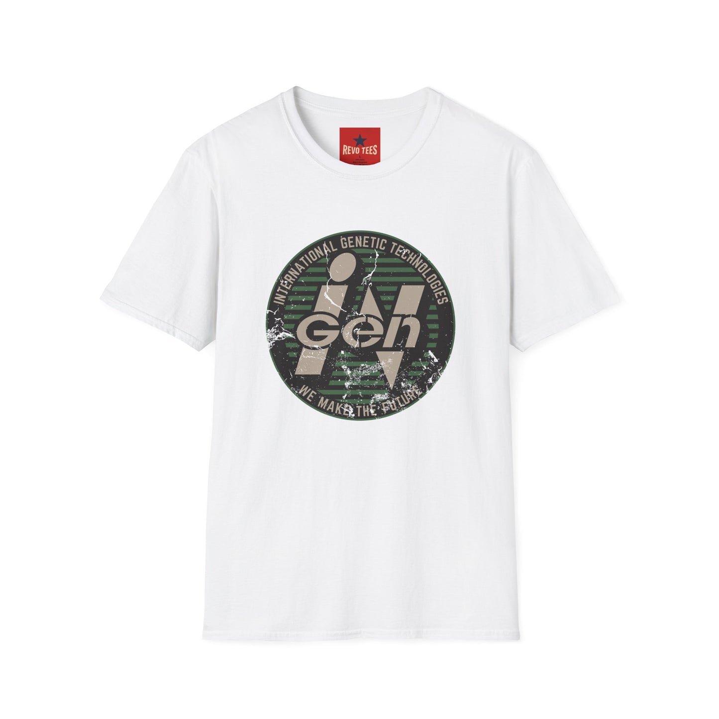 Gen Logo T-Shirt — Vintage 'International Genetic Technologies' Graphic Tee