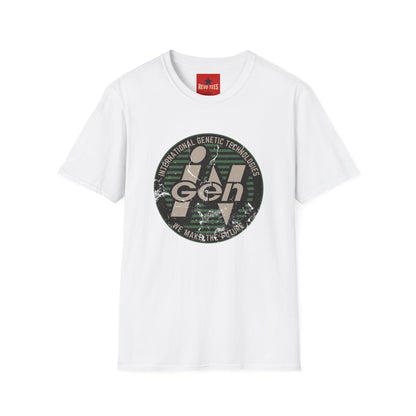 Gen Logo T-Shirt — Vintage 'International Genetic Technologies' Graphic Tee