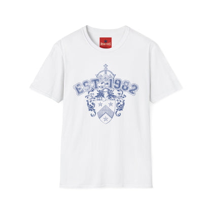 EST. 1982 Crest T‑Shirt — Vintage Heraldic Graphic Tee