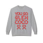 "You Go Glen Coco" Candy Cane Holiday Graphic Crewneck Sweatshirt