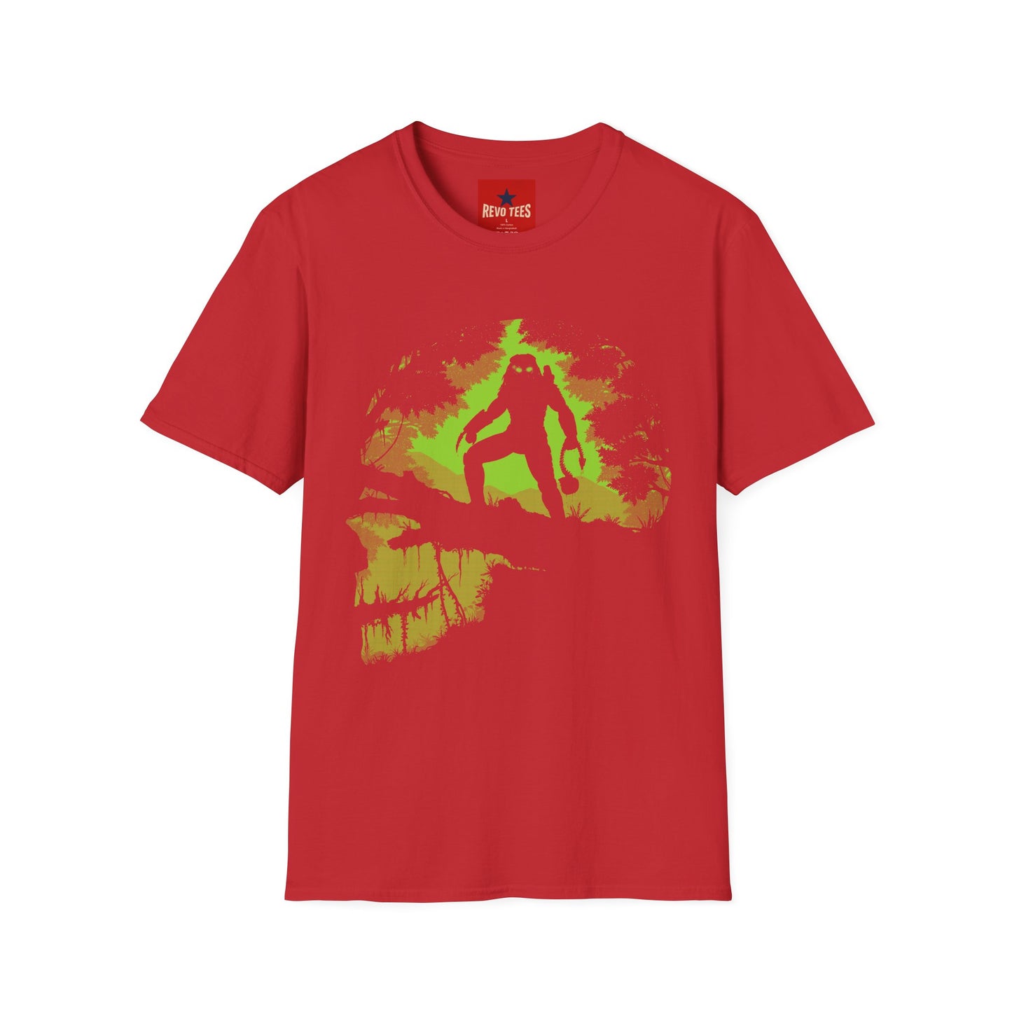 Predator Forest Silhouette T-Shirt — Cryptid Adventure Tee