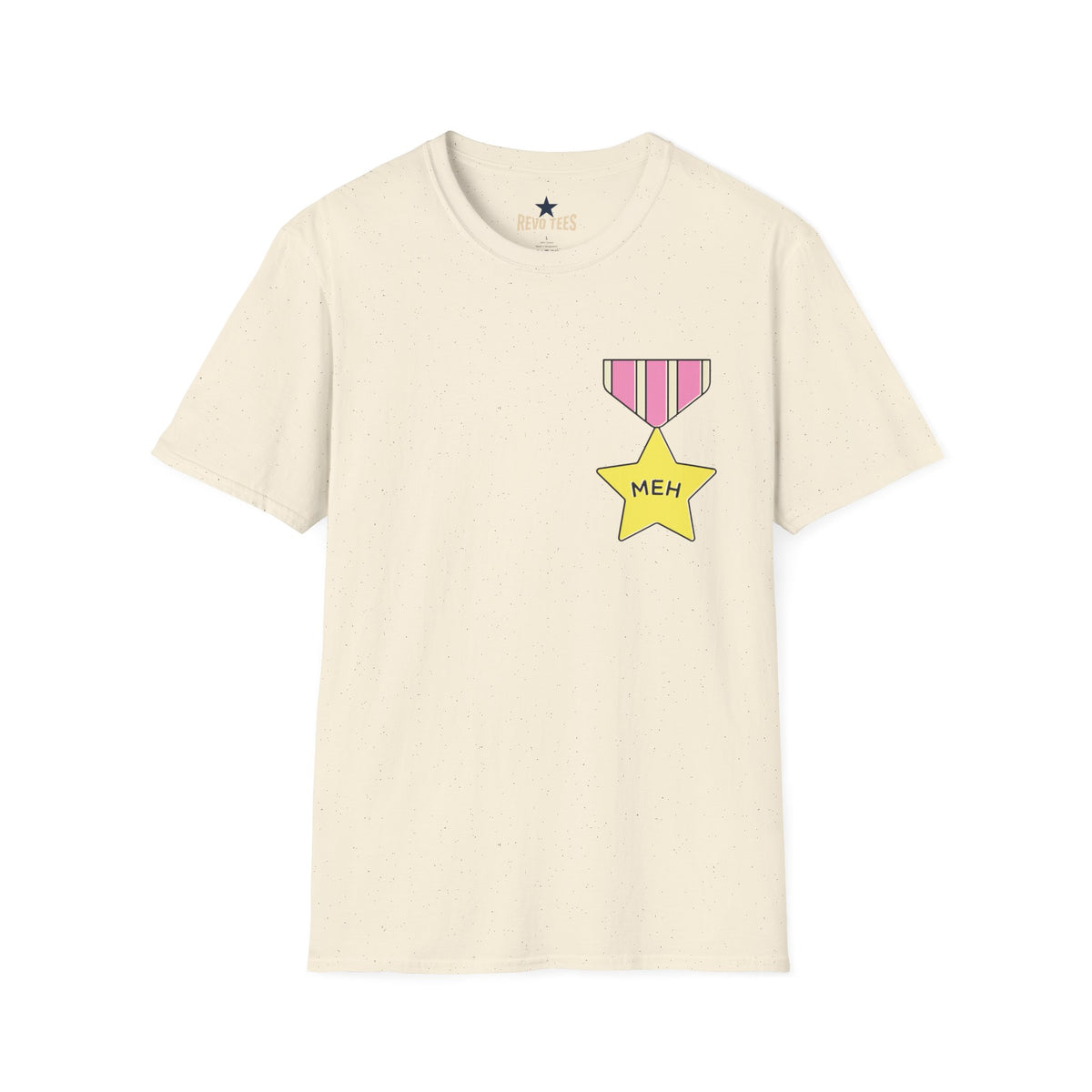 Revotees Meh Medal Graphic Funny Casual Award Shirt T-Shirt - alternate view 6