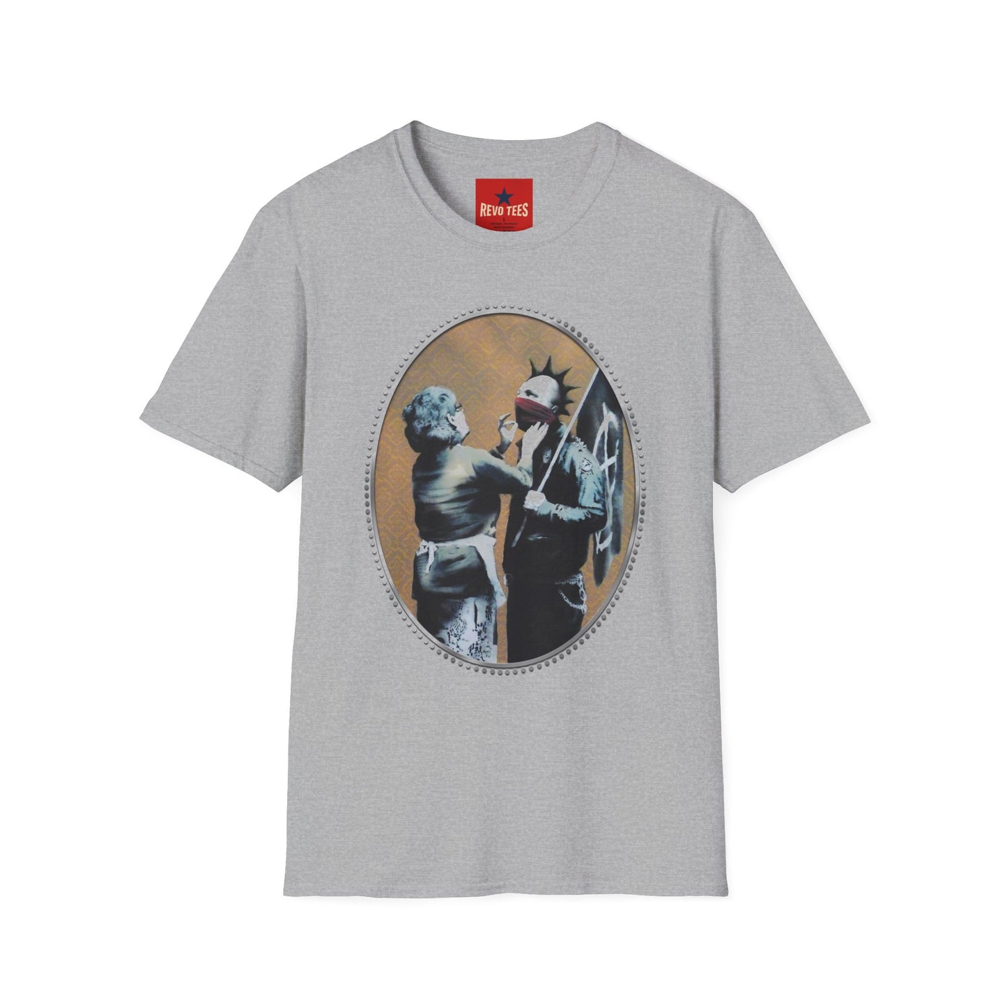 Banksy-Inspired 'Punk Kiss' T-Shirt — Street Art Graphic Tee