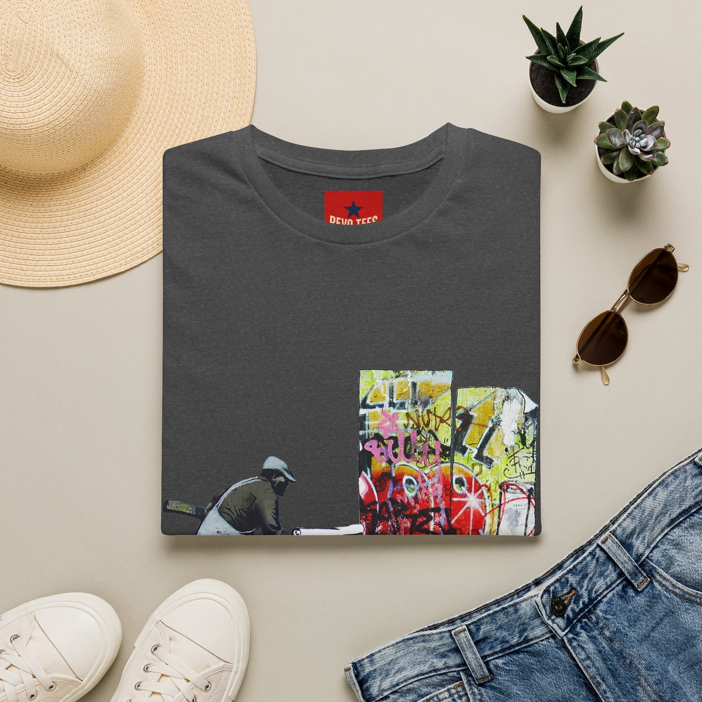 Banksy Graffiti Cleaner T-Shirt — Urban Street Art Tee