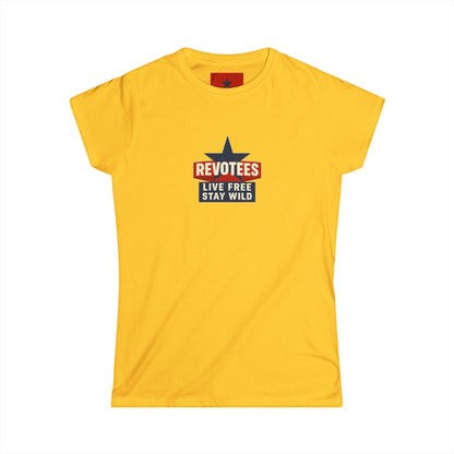 Revotees 'Live Free Stay Wild' Women's Tee