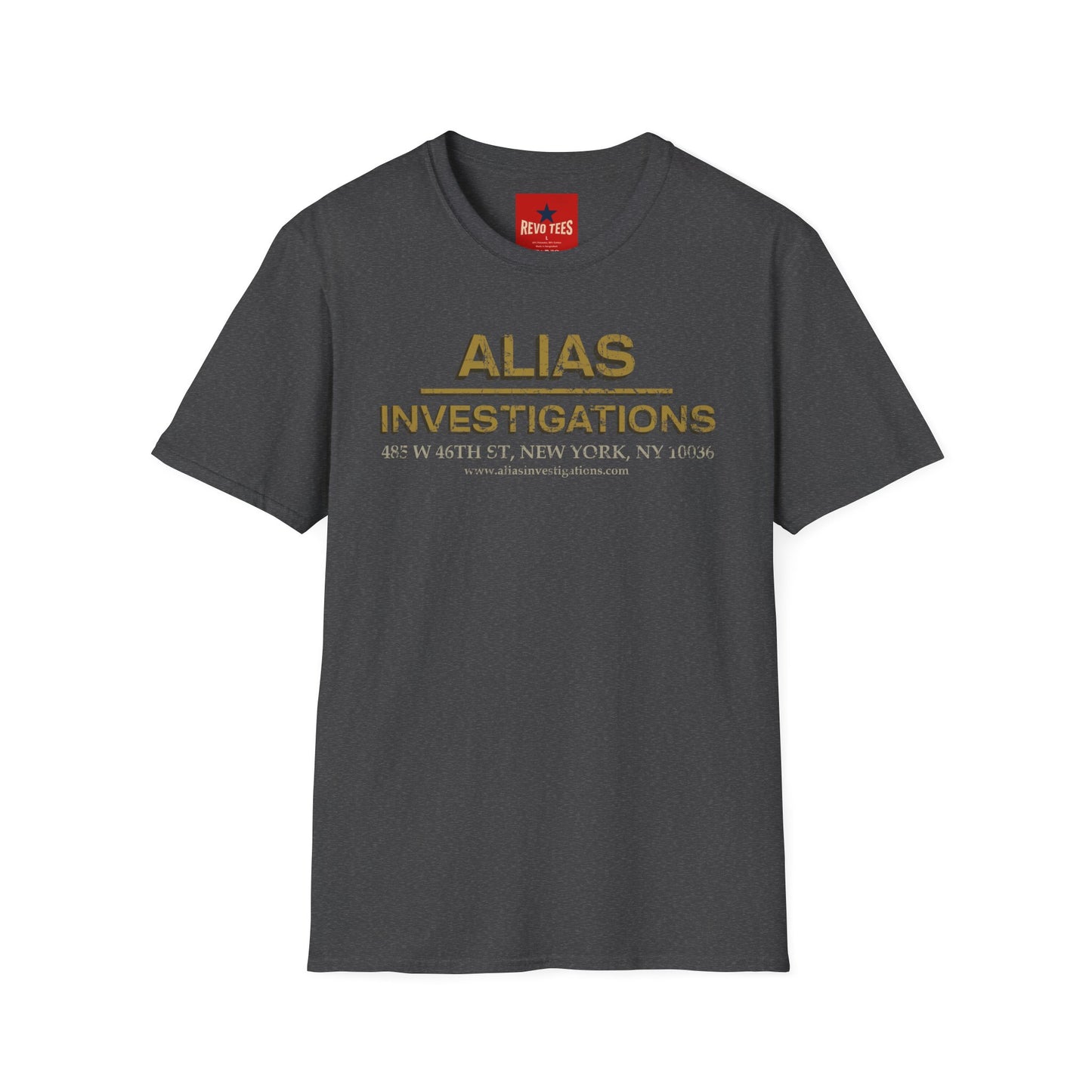Alias Investigations T-Shirt — Detective Agency Graphic Tee