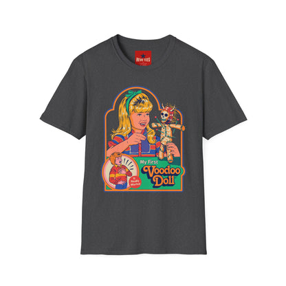 Voodoo Doll Retro Graphic T-Shirt — Vintage Doll Horror Tee