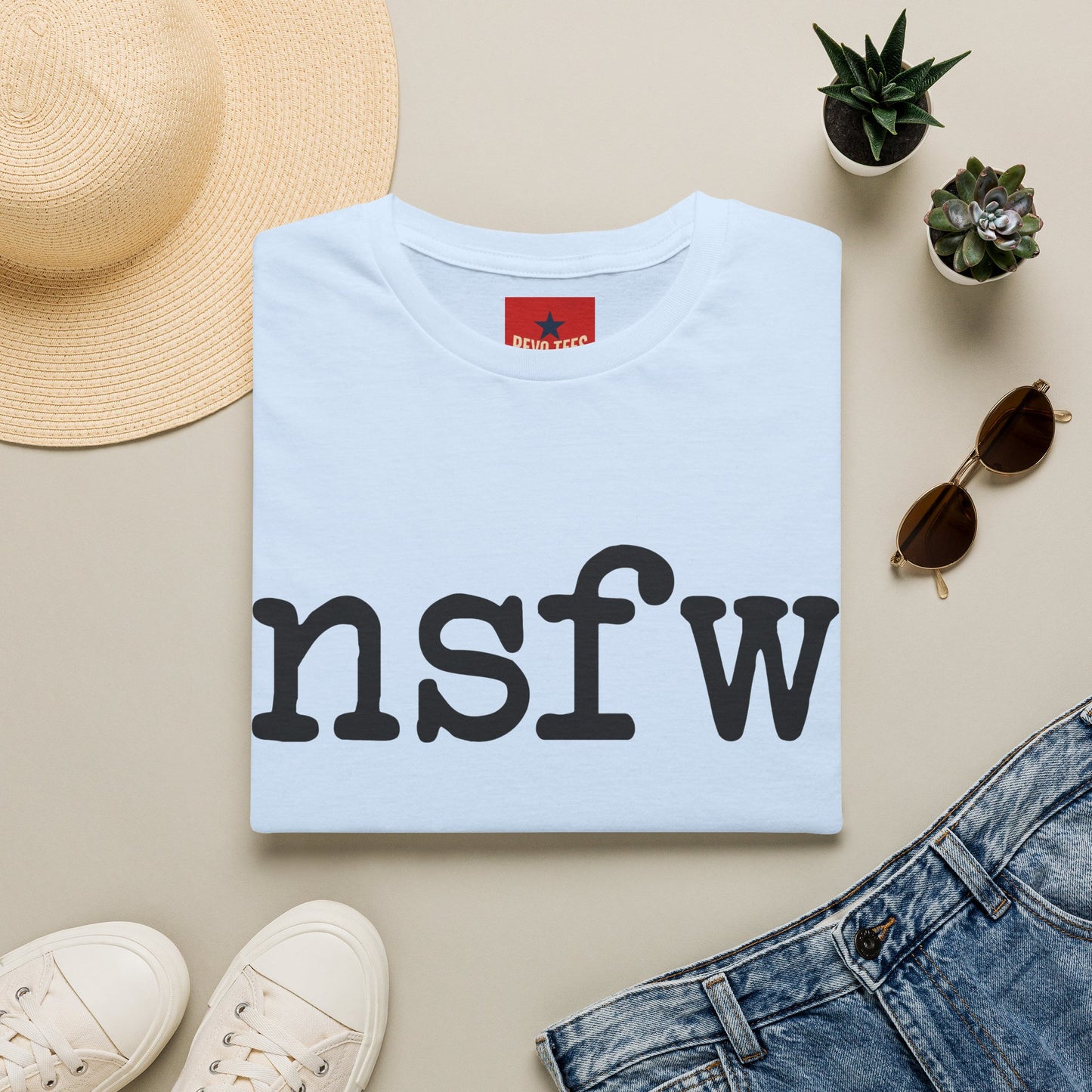 NSFW Graphic Tee — Bold Minimalist Statement Shirt