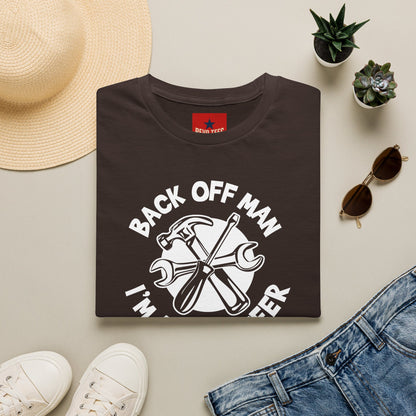 Engineer T-Shirt — "Back Off Man I'm An Engineer" Mechanical Tools Tee