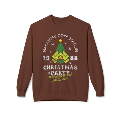 Die Hard 'Nakatomi Corporation 1988' Holiday Crewneck Christmas Party Sweatshirt