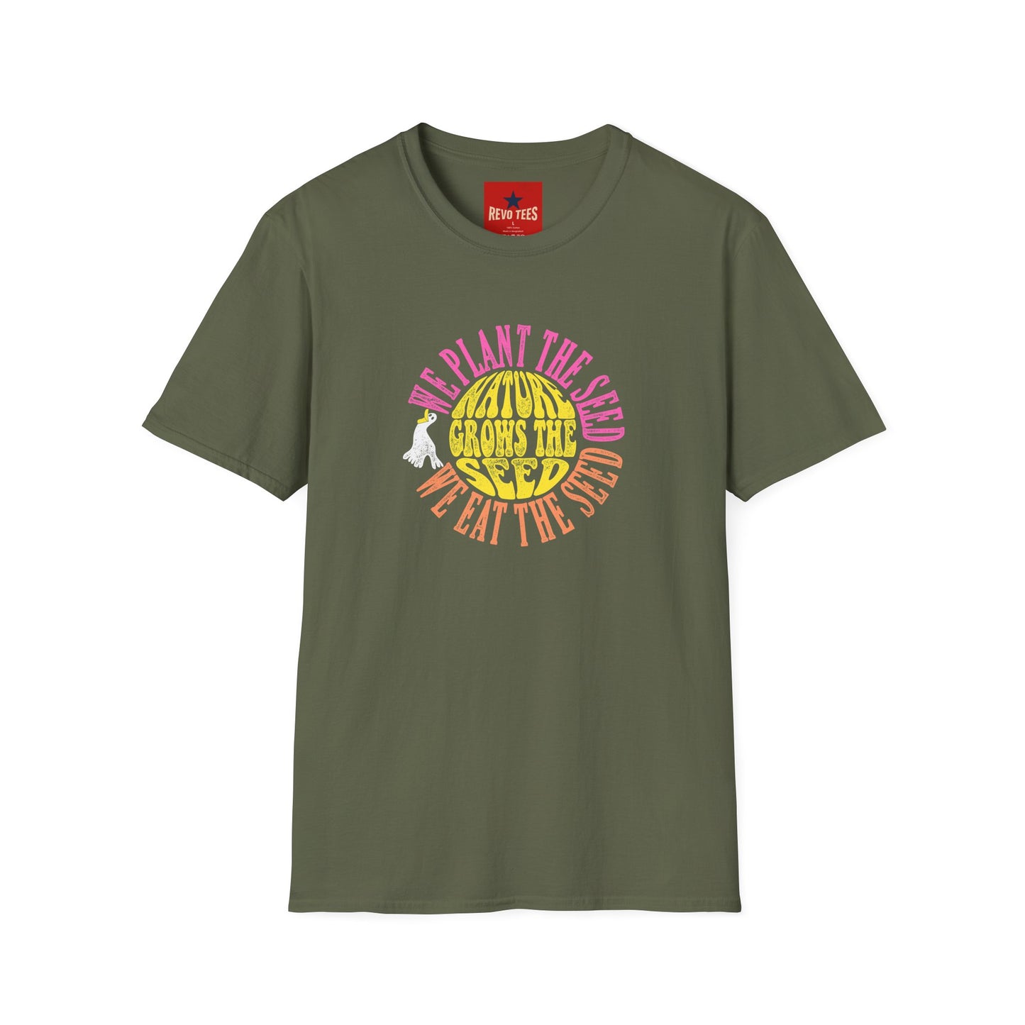 Here Comes The Sun - lyrics - Unisex Softstyle T-Shirt
