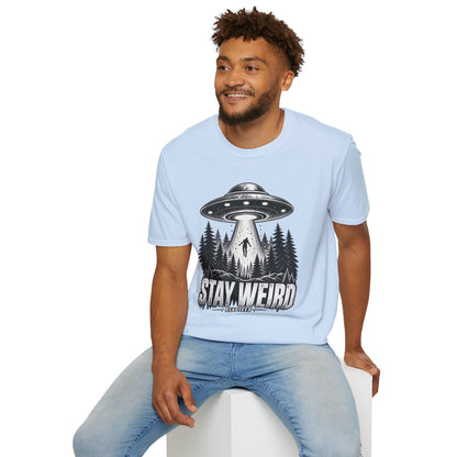 REVOTEES Stay Weird — Alien Abduction Graphic Tee