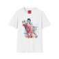 Retro Space Pilot T-Shirt — Watercolor Sci‑Fi Illustration